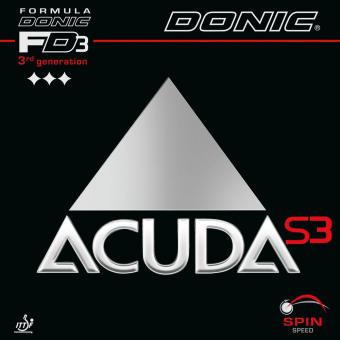 Donic Acuda S3 schwarz | 1,8 mm