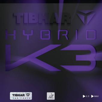 Tibhar Hybrid K3 schwarz | 2,0mm