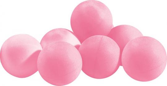 farbige Tischtennisbälle (Poly) rosa
